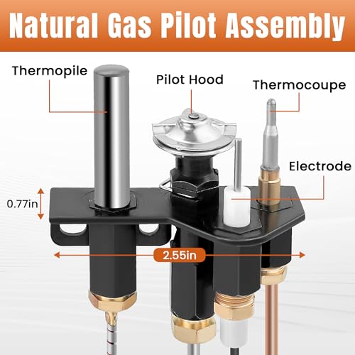 Fetechmate 69L17 Fireplace Natural Gas Pilot Assembly Fit - Image 3