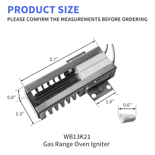 WB13K21 Gas Range Oven Igniter Replacement for GE Samsung - Image 3