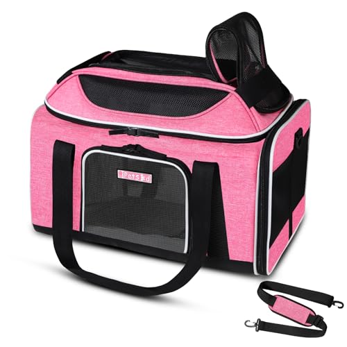 Top-Expandable Small Pet Carrier 18"x11"x11" Airline Approved - Image 2