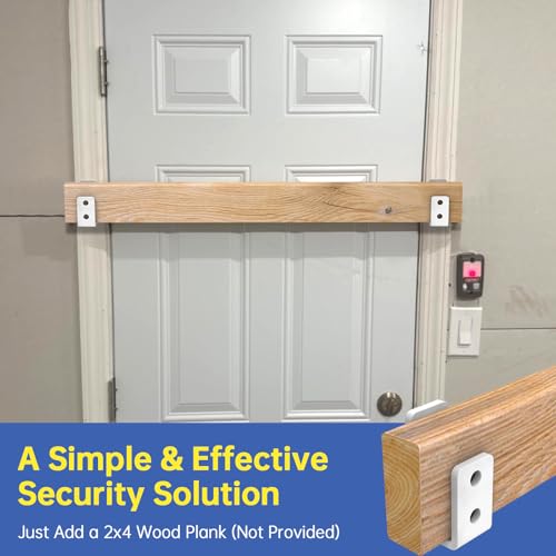 Heavy-Duty 2x4 Door Barricade Brackets 1/4" U-Shaped Hook - Image 5