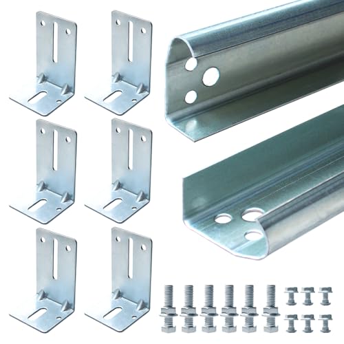Garage Door Vertical Track Replacement with Jamb Bracket - Image 2