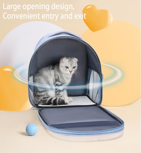 Cat Backpack Carrier Breathable Pet Travel Backpack Double - Image 5