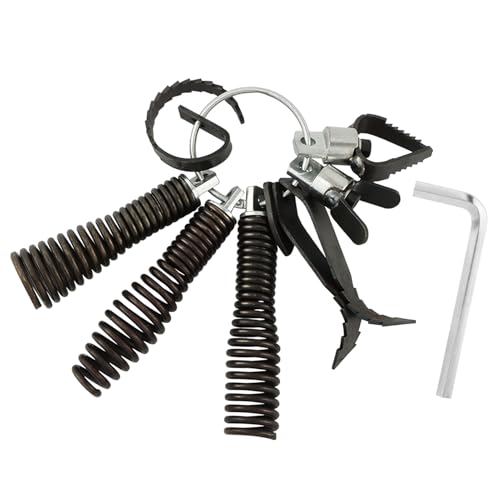 9Pcs Drain Auger Cutters, Drain Cleaner Attachments | Phone & Computer - Image 4