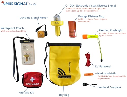Sirius Signal SB-3L Boating Safety Dry Bag Kit - USCG Approved - Image 3
