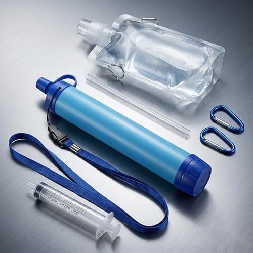 Water Filter, Lightweight Portable Water Filter Straw (1) - Image 2