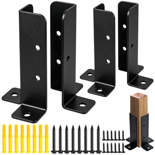 Adjustable Deck Post Anchor Brackets Kit - Fit 1.5x1.5, 2x2 - Image 2