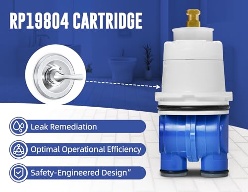 RP19804 Shower Cartridge Compatible with Delta 1300/1400 | Home Repair - Image 5