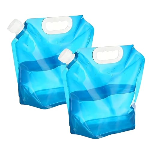 Collapsible Water jug | 2-Pack Emergency Drinking Pouch | - Image 2