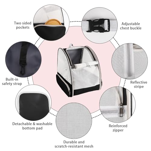 Cat Backpack Carrier,Pet Carrier Airline Approved | Pet Essentials - Image 6
