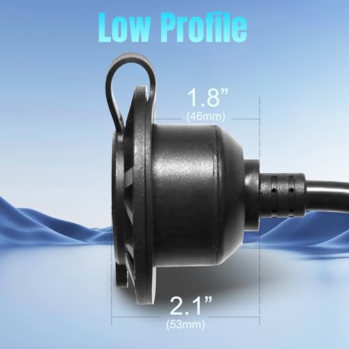 15A/20A Weatherproof Outdoor Power Outlet, Receptacle Outlet - Image 3