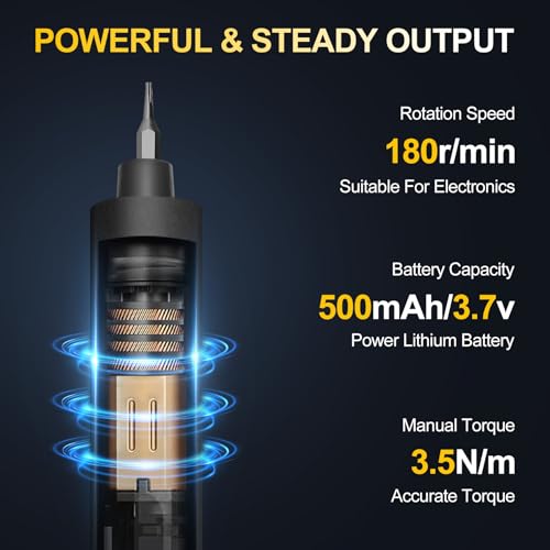 3.7V Precision Electric Screwdriver Set,76 IN 1 Mini | Hand Tools - Image 4