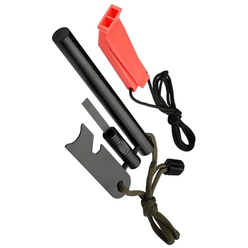 2 Pack Magnesium Fire Starter Kit with Scraper and Whistle - Image 8
