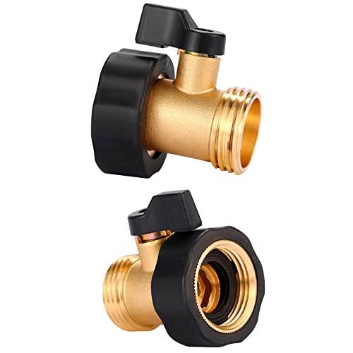 3 Pack 3/4" Brass Garden Hose Shut Off Valve - Image 6