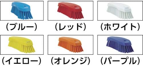Vikan 38908 Brush,Scrub,Stiff,8",PP/PBT,Purple