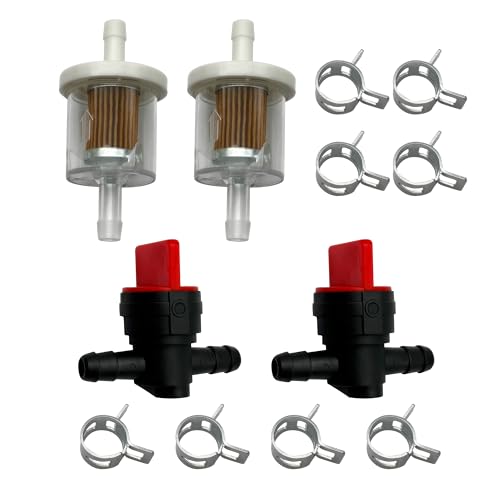 1/4 Fuel Shut Off Valve and Filter Kit for Briggs Stratton 691035 - Image 2
