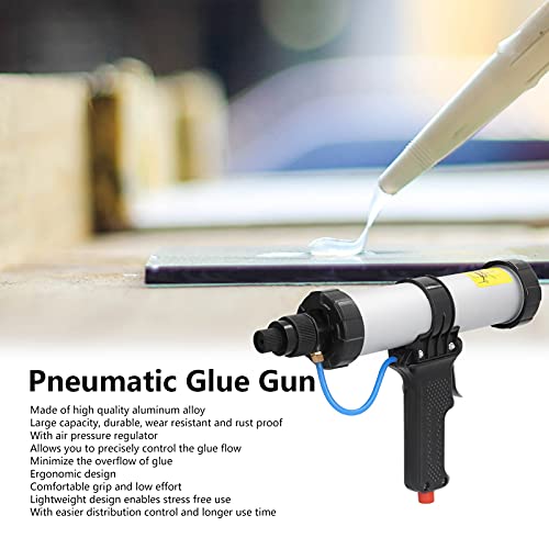 BTER Pneumatic Air Caulking Gun, 310ml Professional Cordless - Image 3