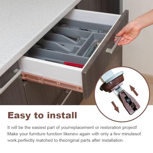 Drawer Slides Center Track for Kenlin Rite-Trak II Rails - Image 6