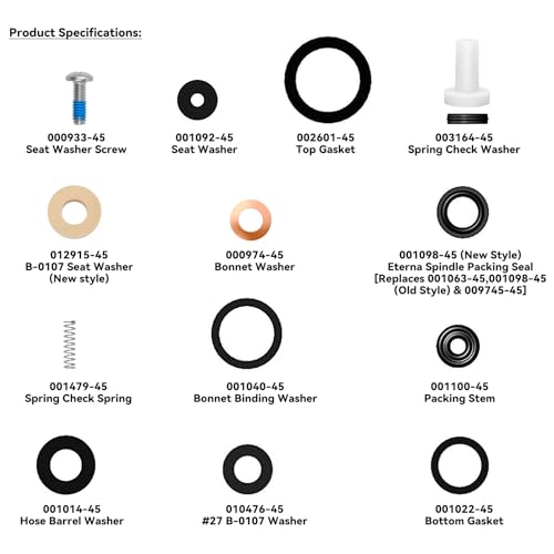 B-6RK Faucet Repair Kit for T&S Brass Faucet Cartridges & - Image 3