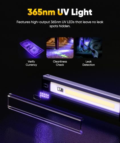 2Pack Magnetic Work Light,1500 LM Magnetic Flashlight - Image 7