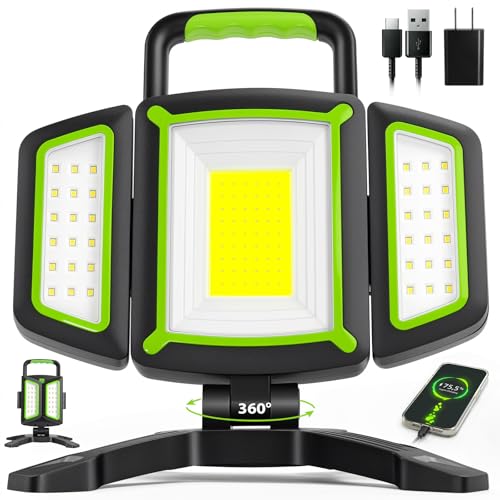 30W Rechargeable LED Work Light, 3000LM Magnetic - Image 2