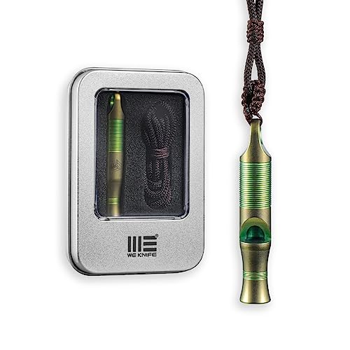 WeKnife Titanium Emergency Whistle Survival Loud, with Paracord - Image 2