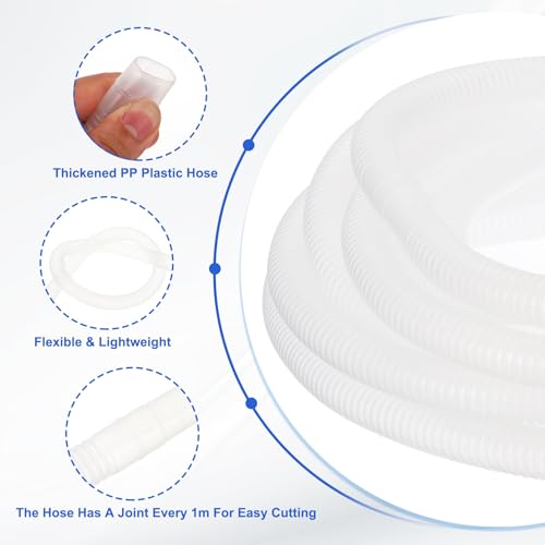 PATIKIL 13Ft Air Conditioner Drain Hose Kit Universal AC Drain - Image 4