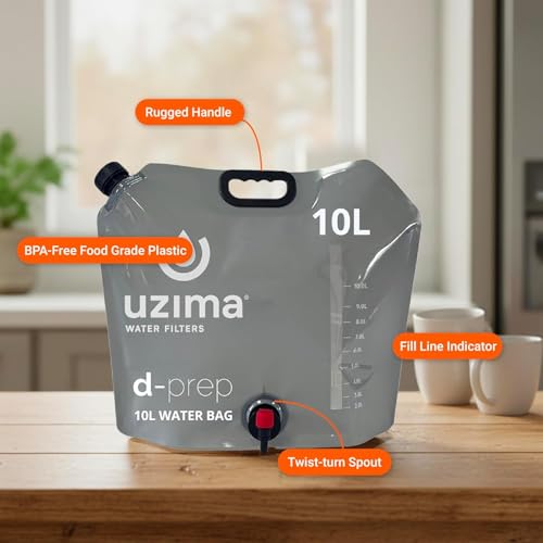 Uzima D-Prep 10L Water Bag, Collapsible Emergency Water - Image 5