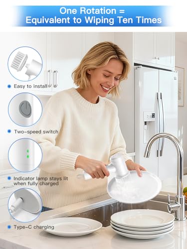 Electric Spin Scrubber - Cordless IPX7 Waterproof Shower - Image 4