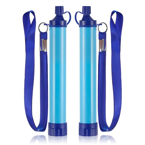 2 Pack Water Filter Straw, Long-Life Personal Purifier - Image 2