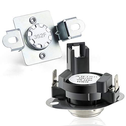 280148 Thermal Cut Off Kit Includes 8557403 Thermostat 8318314 - Image 2