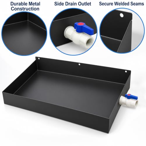 Tankless Water Heater Drain Pan, 20 x 13 x 2.5 Inch - Image 5
