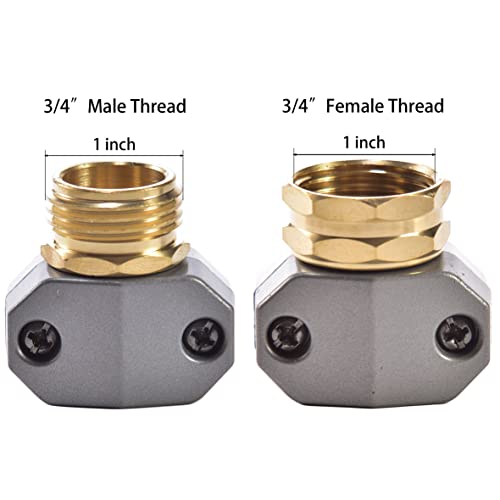 Garden Hose Repair Connector Fitting, Brass Mender Female | Hand Tools - Image 4
