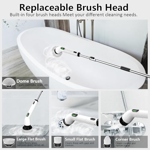 Electric Spin Scrubber, Full-Body IPX7 Waterproof Bathroom - Image 6