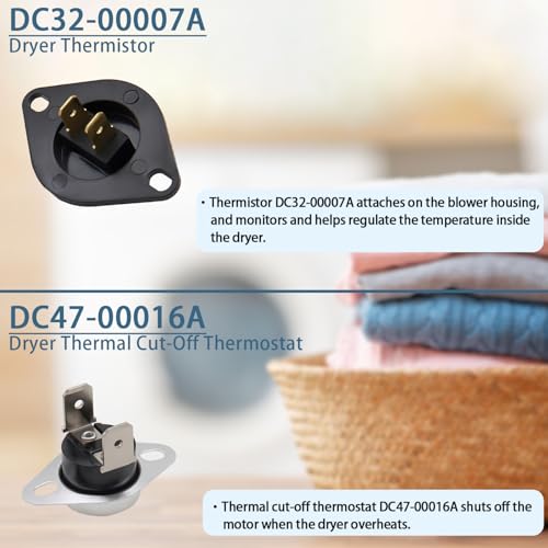 Dryer Thermal Fuse Kit DVE50R5200W/A3 DVE52A5500V/A3 - Image 7
