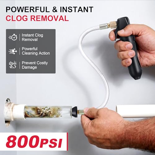 AC Drain Line Cleaner with 2 Flexible Hose (No Cartridges - Image 5
