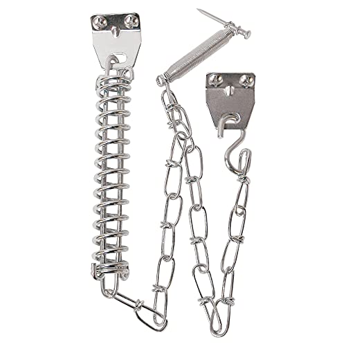 Prime-Line MP5026 Storm Door Chain and Spring, Aluminum Finish - Image 2