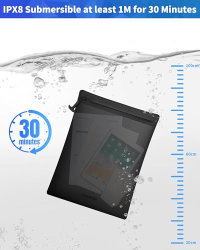 IPX8 Waterproof Document Bag: 15.3x11.8" Zipper Pouch - Image 4