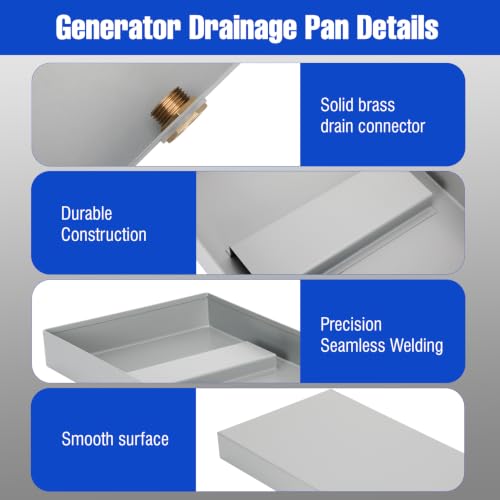 21 x 10 x 2 Inch Steam Generator Drain Pan for SteamSpa - Image 4
