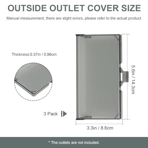 Horizontal Outdoor Outlet Cover, Type 3r Enclosure Cover - Image 6