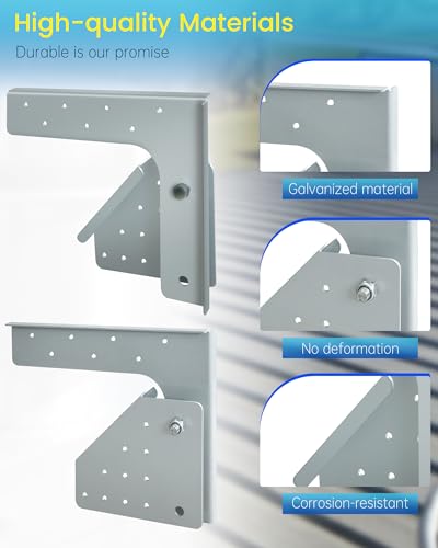 11.8" × 9.8" Exhaust Fan Hinges for Restaurant Canopy Hood - Image 7