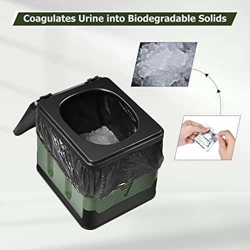 Otraki Emergency Portable Toilet for Camping with Urine - Image 6