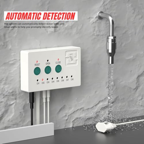 Water Leak Detector with 3/4” Brass Automatic Shut-Off Valve - Image 4