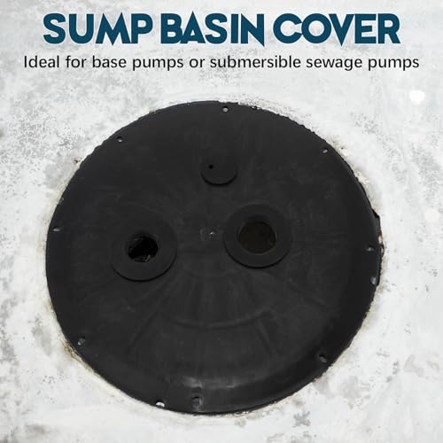 Two Round Holes Sump Pump Cover, Septic Tank Lid, 20.5 Inch - Image 7