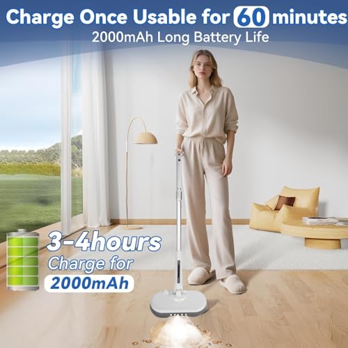 Cordless Electric Mop, Electric Spin Mop with LED | Home Organization - Image 5