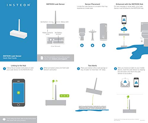 Insteon Water Leak Detector, Wireless Smart Water Alarm Sensor - Image 7