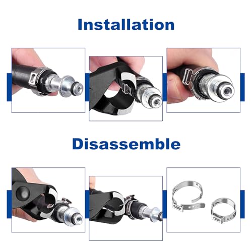 26Pcs Single Ear Hose Clamps 26.4mm-29.6mm for 1 inch PEX - Image 6