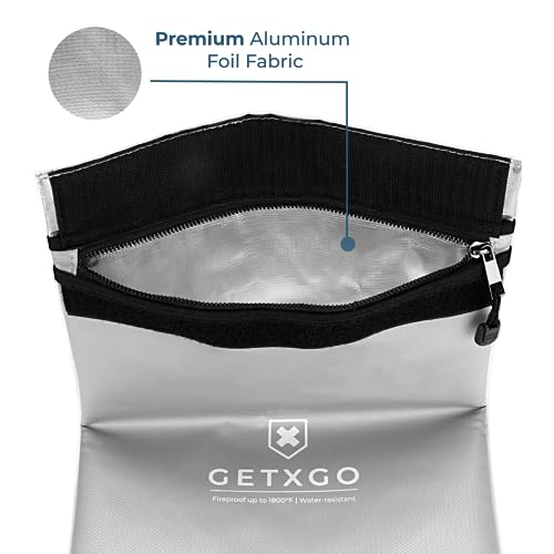 Fireproof Document Bag - Water-Resistant - Thick Tough Fiberglass - Image 5