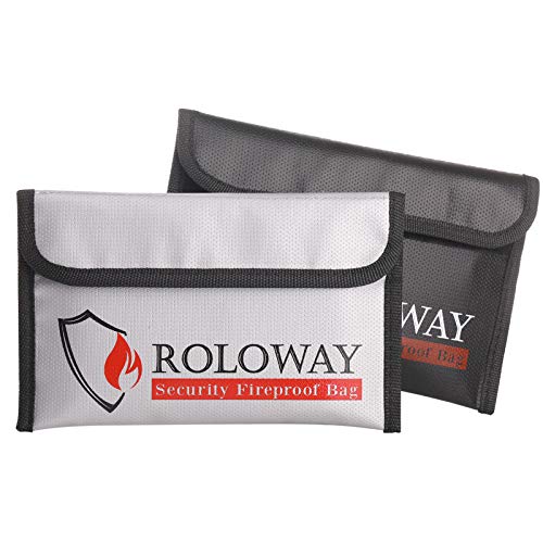 Small Fireproof Bag (5 x 8 inches), Non-itchy Fireproof Money Bag - Image 2