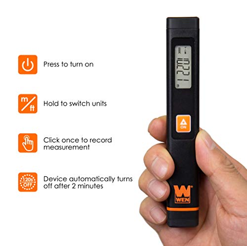 WEN 10110 Multi-Unit Pocket Laser Distance Measure - Image 4