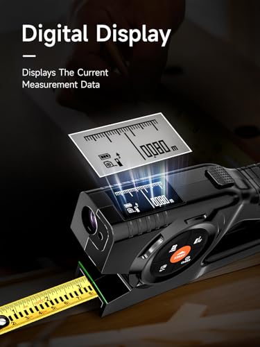 3-in-1 Digital Tape Measure, 196Ft Laser Measurement Tool - Image 3